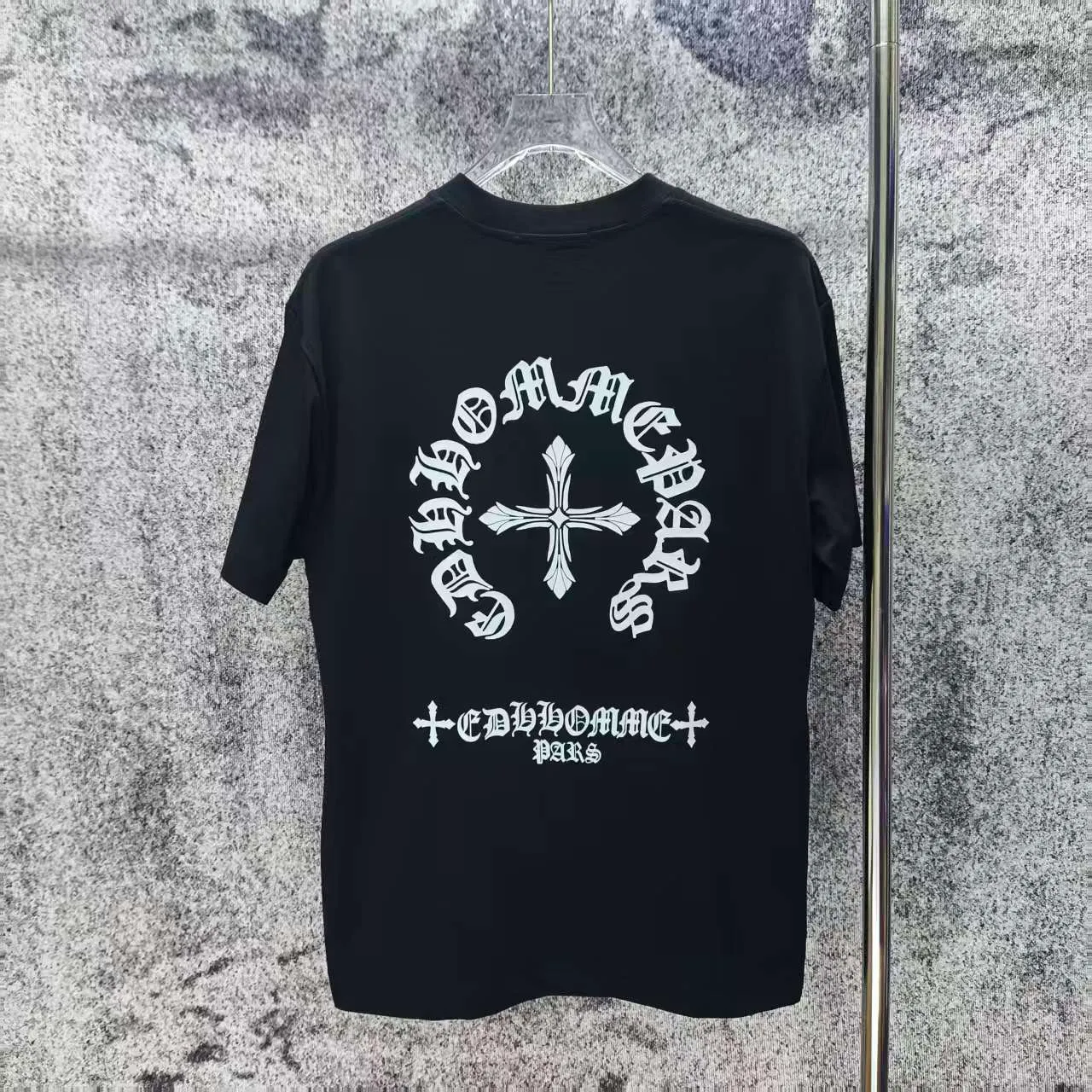 CH 2026 New Arrival logo t Same Style Size S M L XL XXL Black White